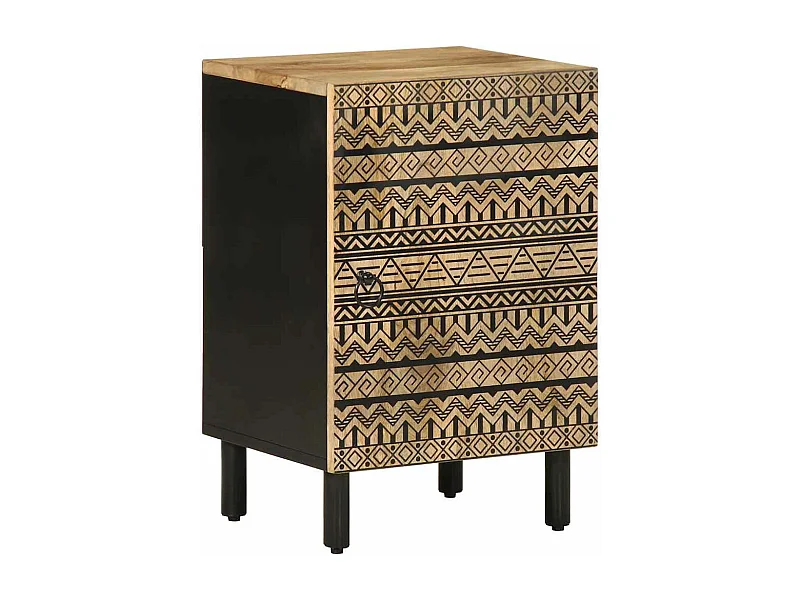 Mueble de baño madera maciza de mango 38x33,5x58 cm