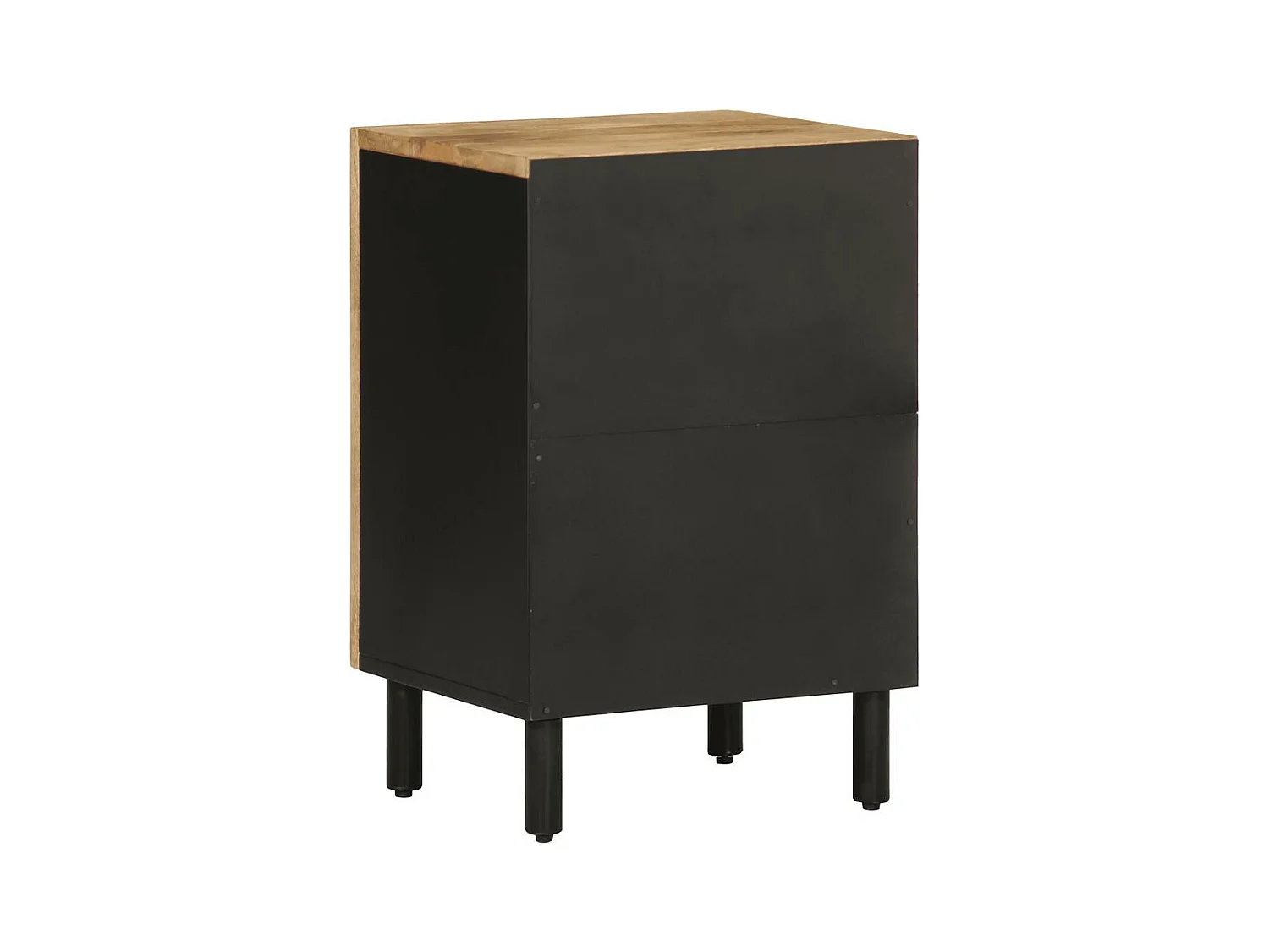 Armoire de salle de bain 38x33,5x58 cm bois massif de manguier