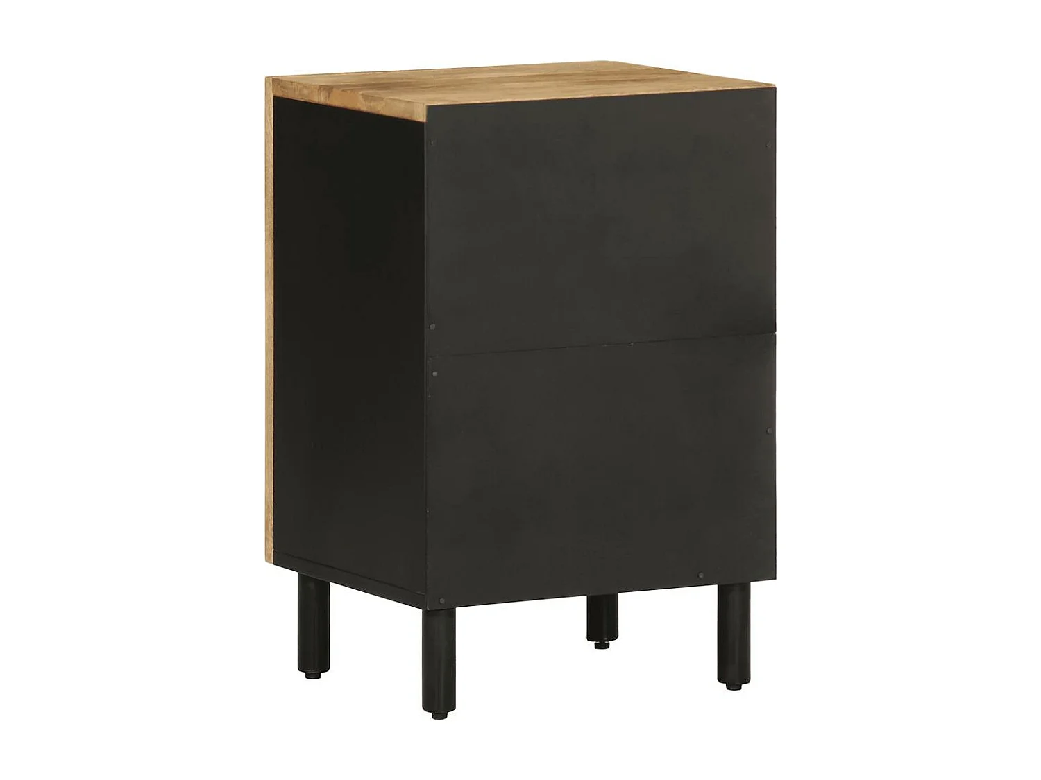 Armoire de salle de bain 38x33,5x58 cm bois massif de manguier