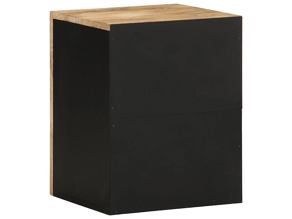 Armoire de salle de bain suspendue bois massif manguier