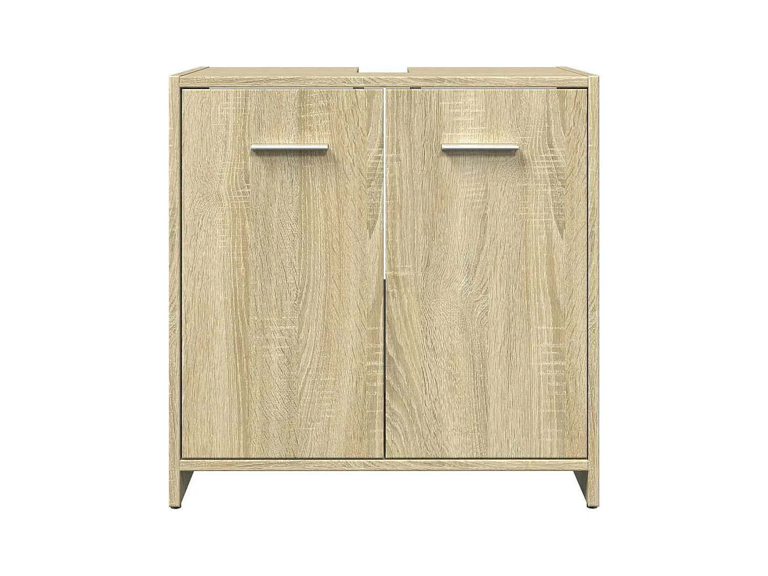 Armoire lavabo de salle de bain chêne sonoma 60x33x60 cm