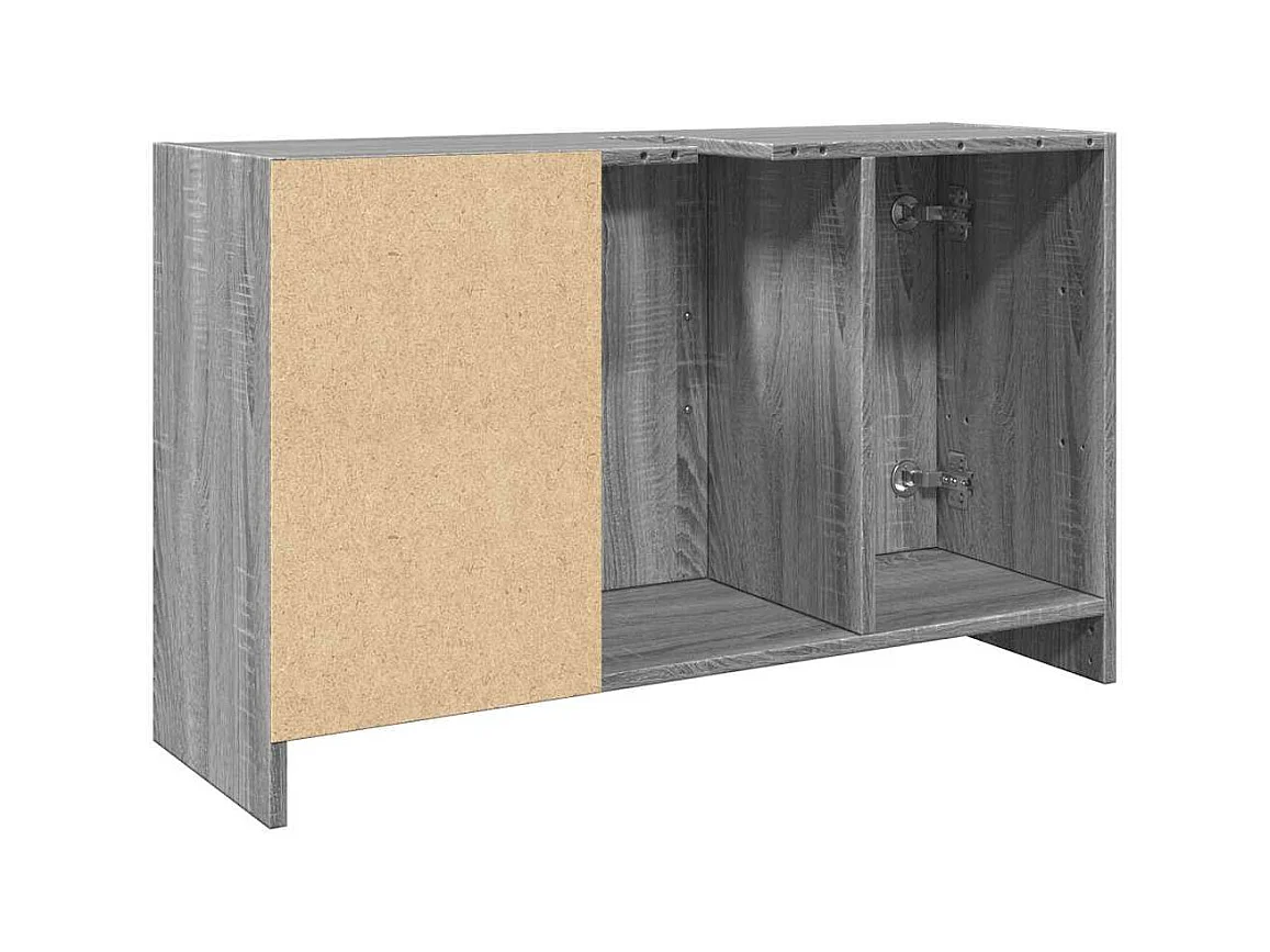 Armoire d'évier sonoma gris 90x29x55 cm bois d'ingénierie