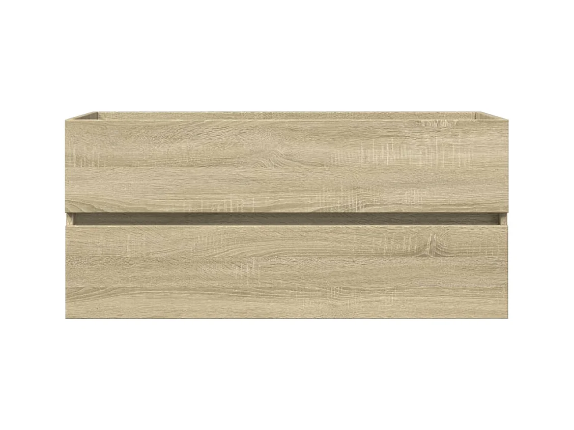 Armoire de lavabo de salle de bain chêne sonoma 100x38,5x45 cm