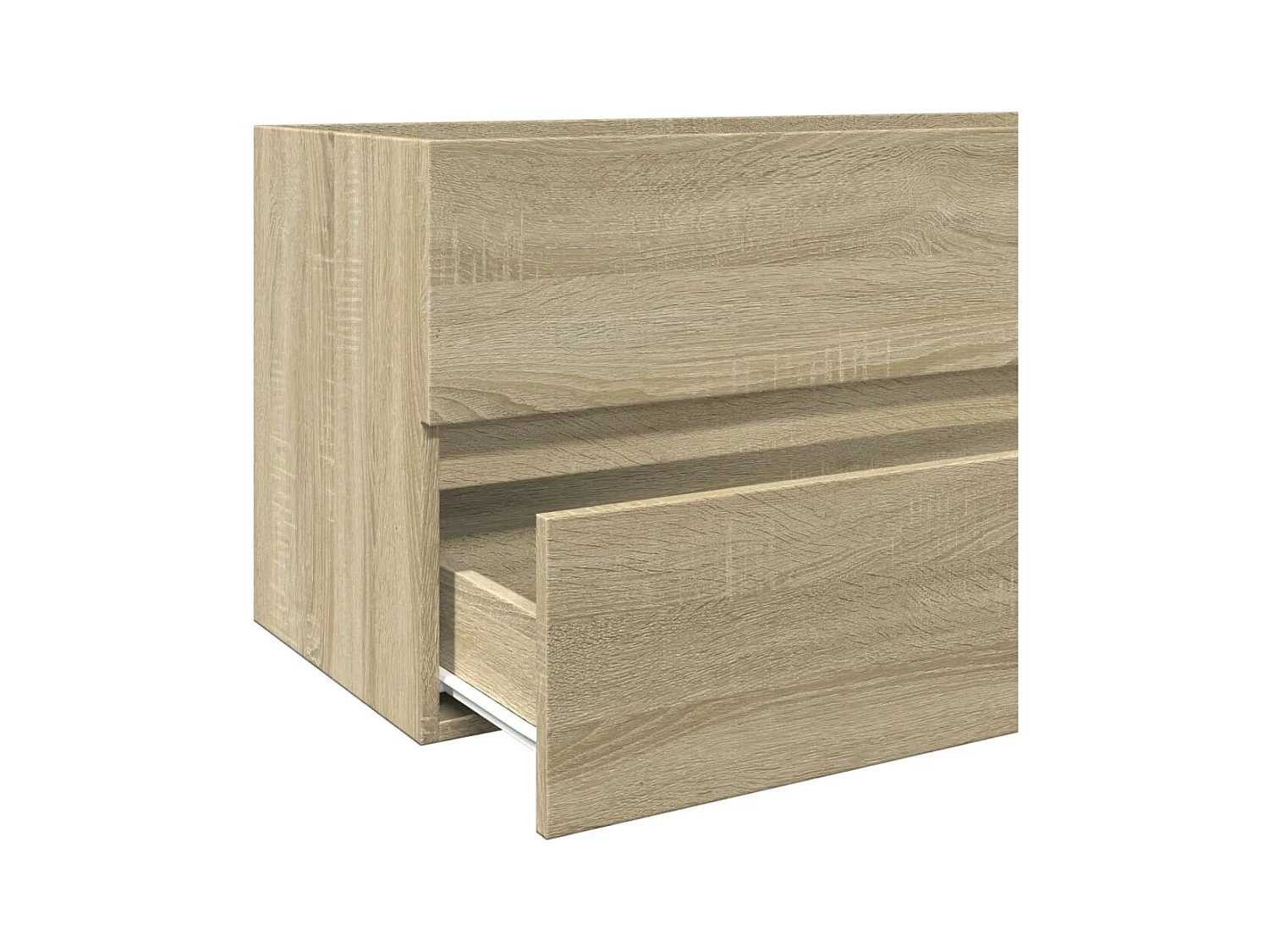 Armoire de lavabo de salle de bain chêne sonoma 100x38,5x45 cm