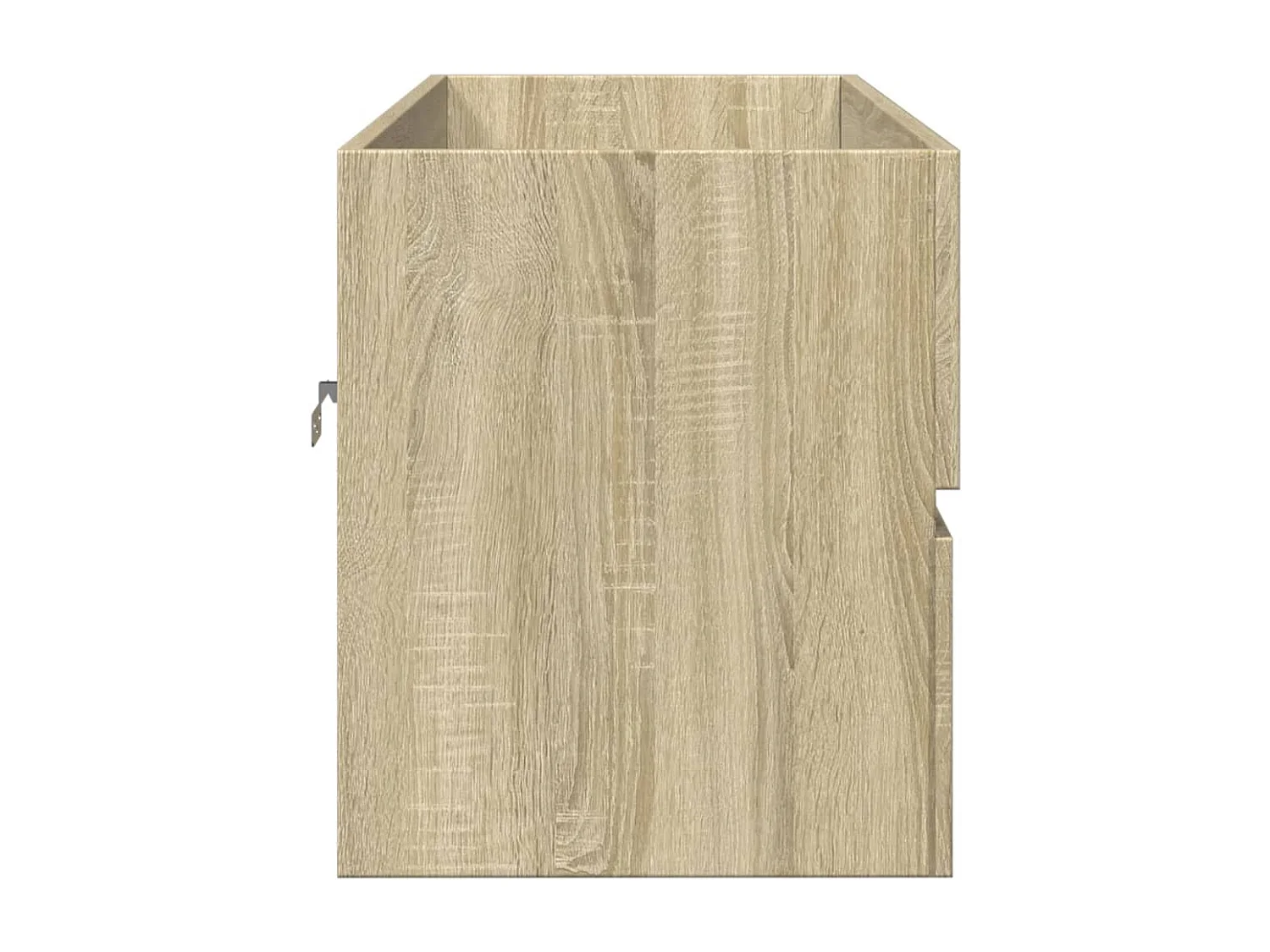 Wastafelkast 100x38,5x45 cm bewerkt hout sonoma eikenkleurig