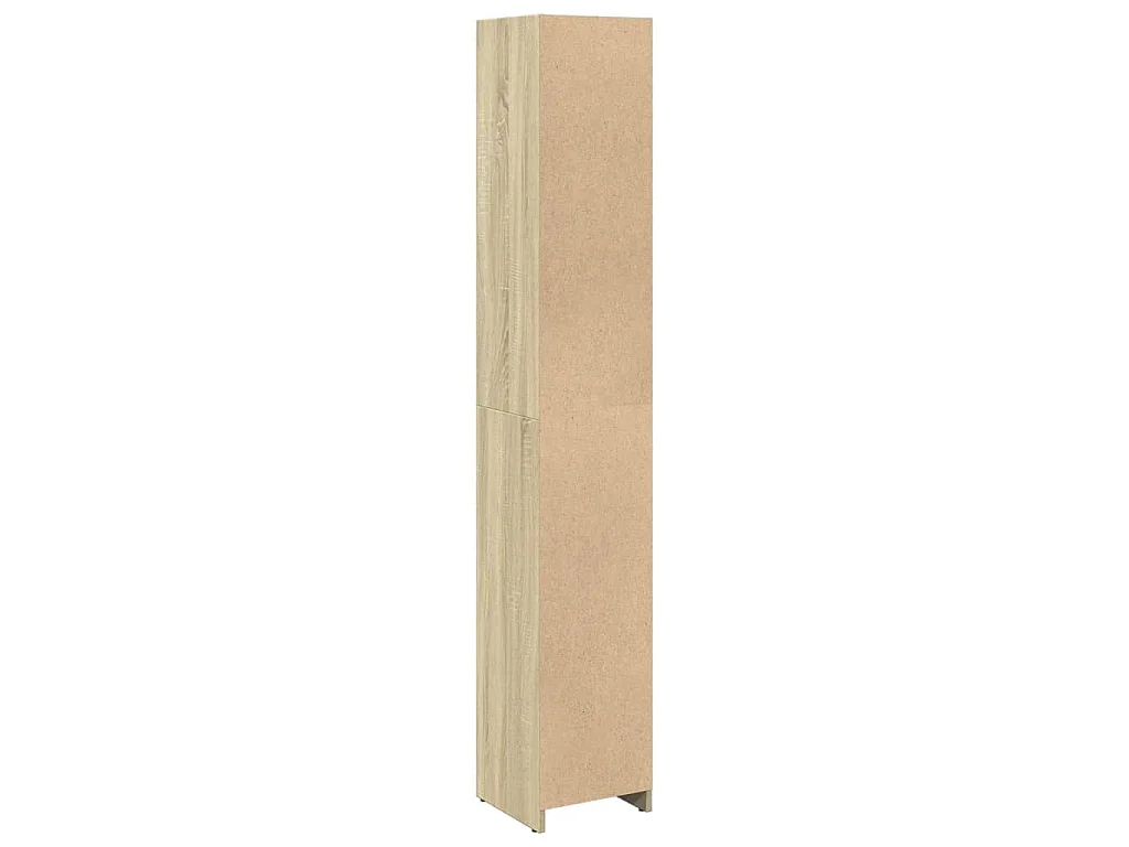 Armoire de salle de bain Chêne sonoma 30x30x183,5 cm Aggloméré
