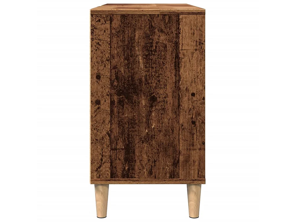 Mobile da Bagno Legno Antico 80x33x60 cm in Legno Multistrato