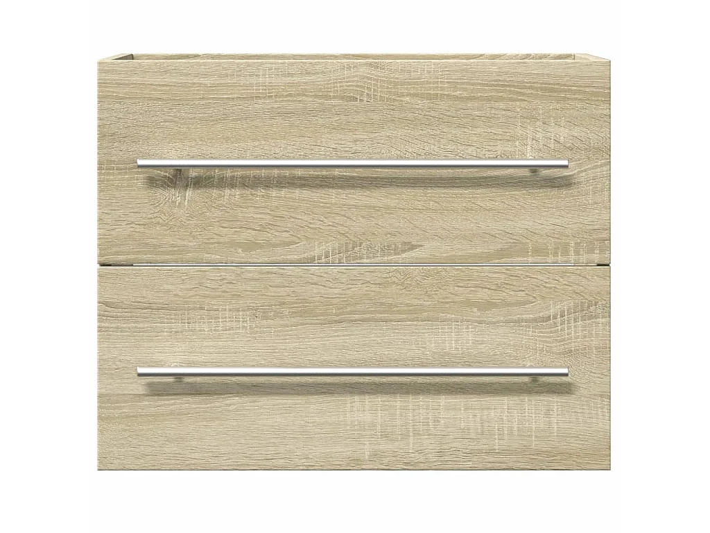 Armario para lavabo aglomerado roble Sonoma 60x38,5x48 cm