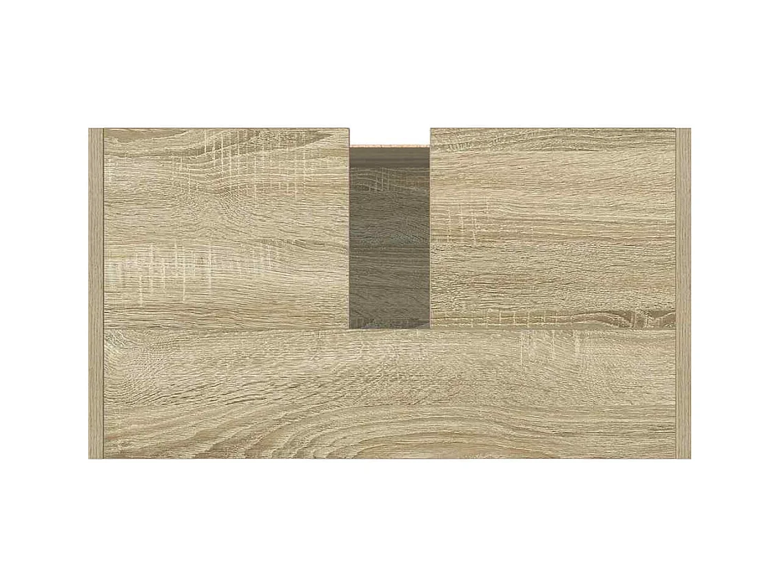 Armoire de bain chêne sonoma 58x33x60 cm bois d'ingénierie