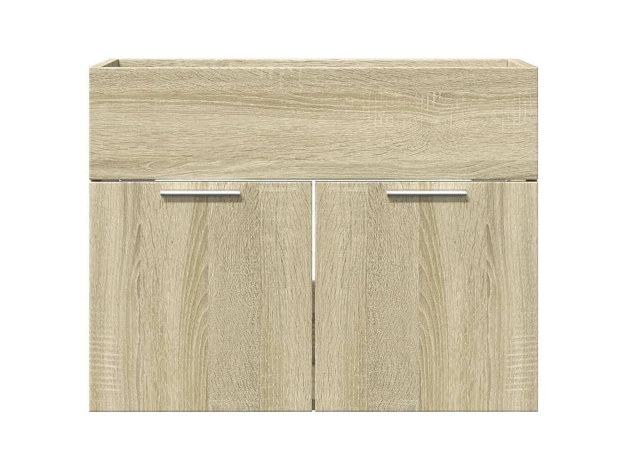 Armoire d'évier Chêne sonoma 60x38,5x46 cm Aggloméré