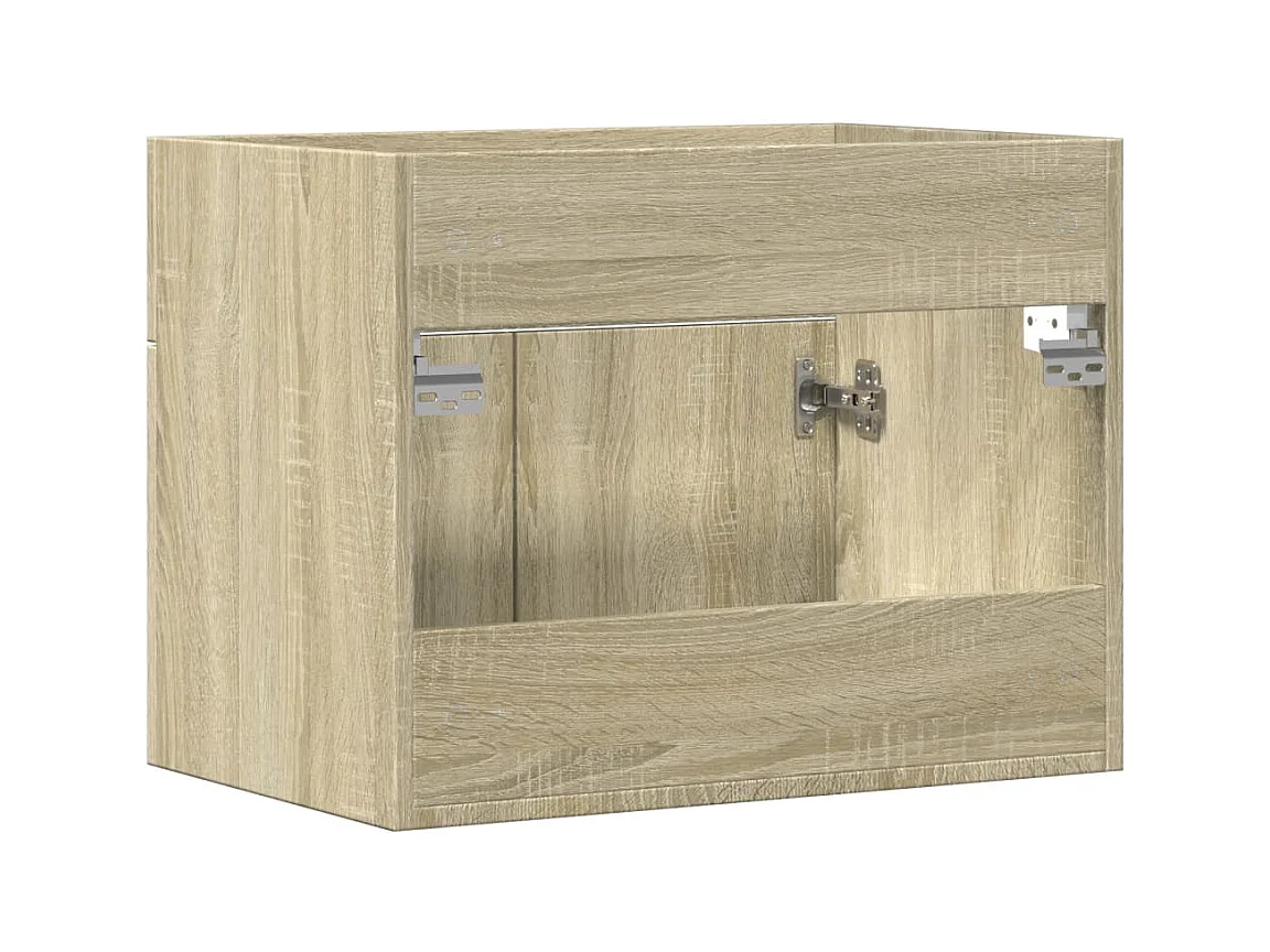 Armoire d'évier Chêne sonoma 60x38,5x46 cm Aggloméré