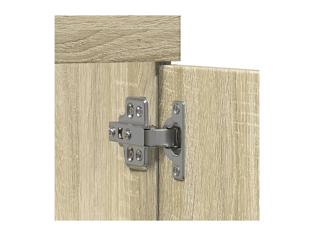 Armoire d'évier Chêne sonoma 60x38,5x46 cm Aggloméré