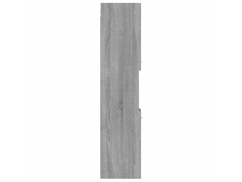 Armoire de bain Sonoma gris 30x30x130 cm Bois d'ingénierie