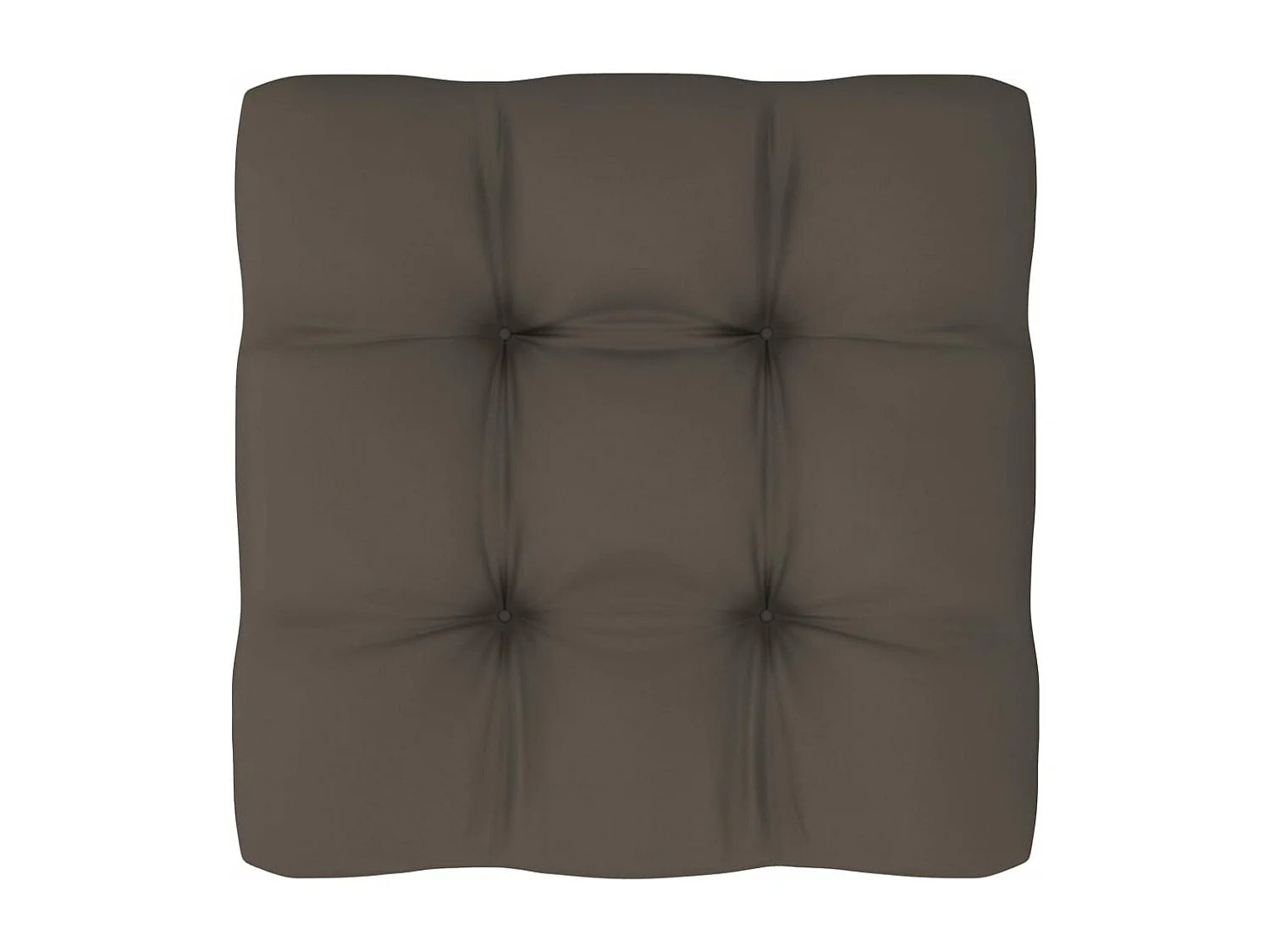 Pouf palette de jardin Bois de pin imprégné de blanc