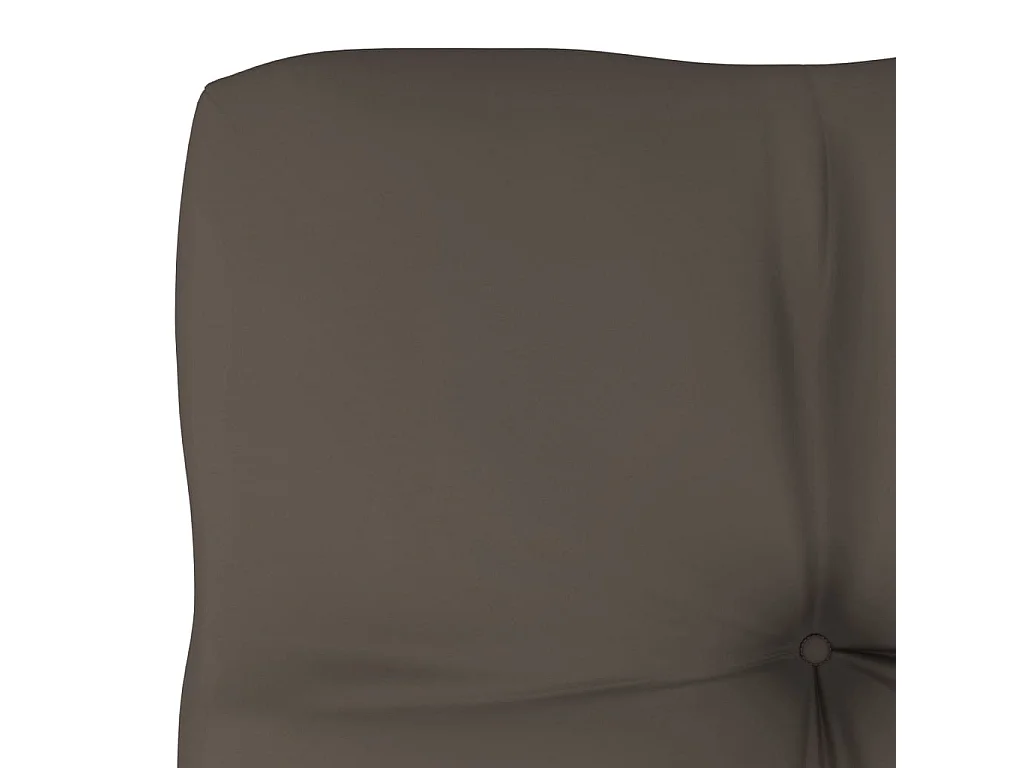 Pouf palette de jardin Bois de pin imprégné de blanc