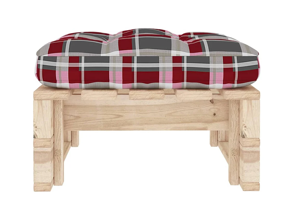 Pouf palette de jardin bois de pin imprégné