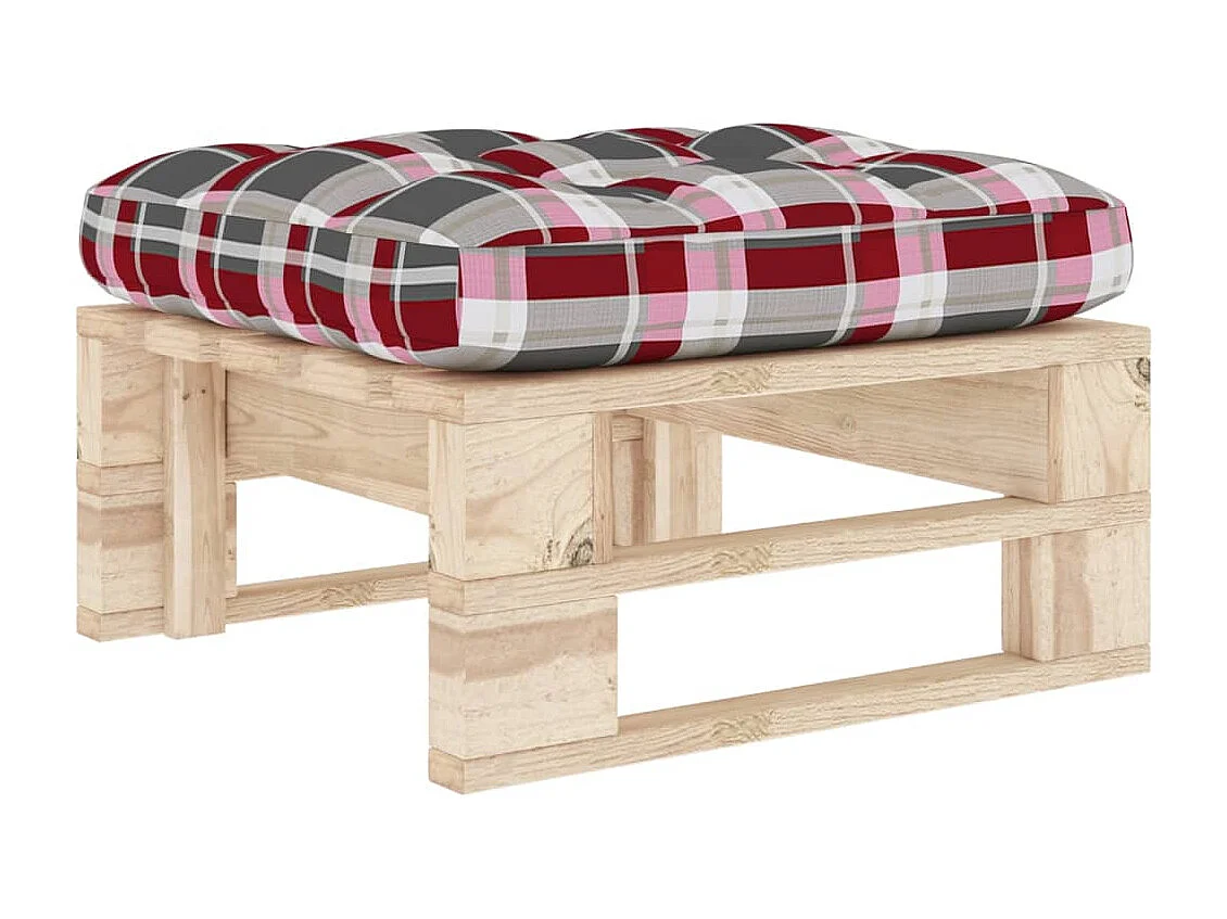 Pouf palette de jardin bois de pin imprégné