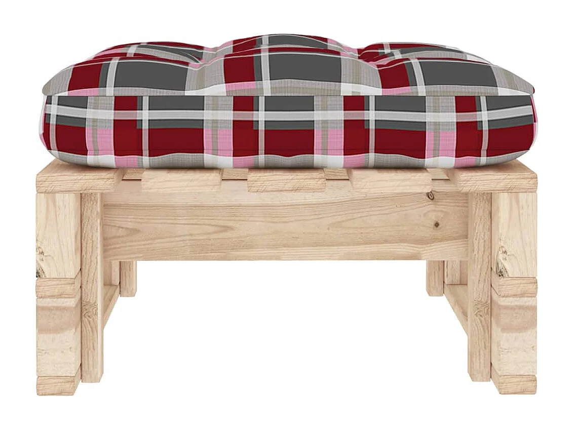 Pouf palette de jardin bois de pin imprégné