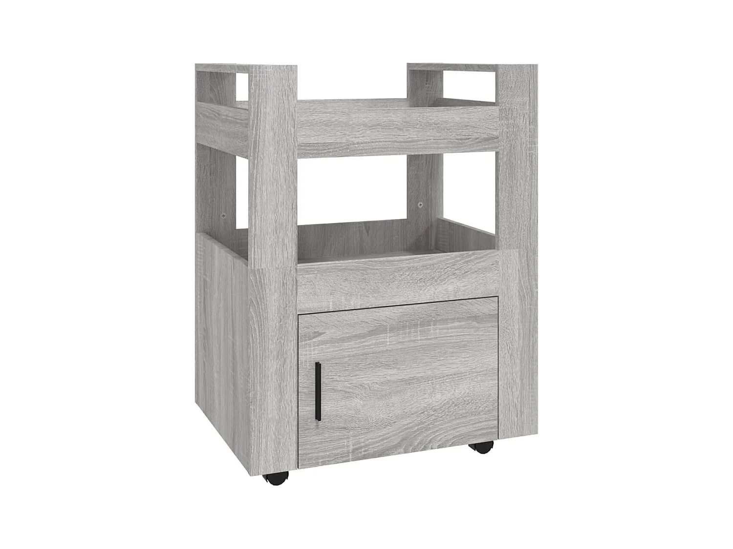 Küchenwagen Grau Sonoma 60x45x80 cm Holzwerkstoff