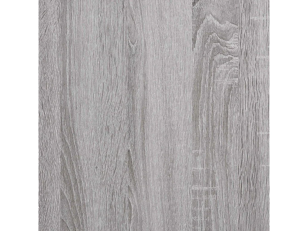 Chariot de cuisine Sonoma gris 60x45x80 cm Bois d'ingénierie