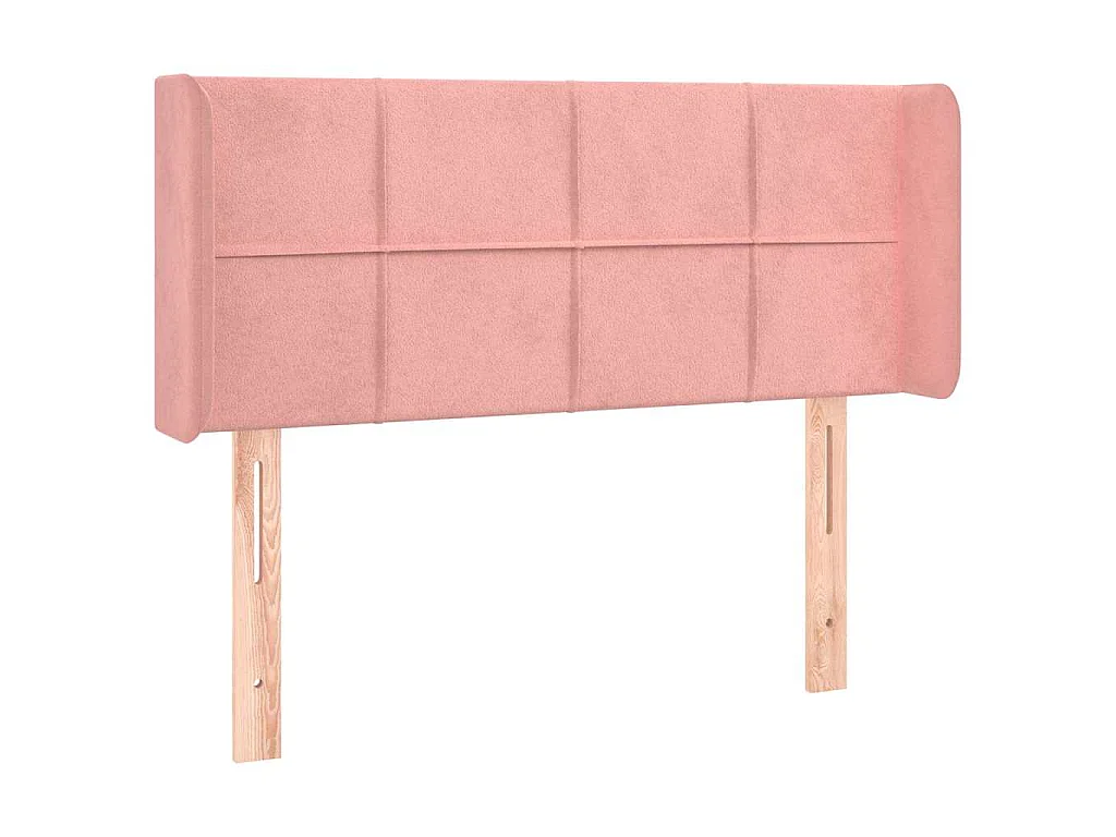 Tête de lit à LED Rose 103x16x78/88 cm Velours