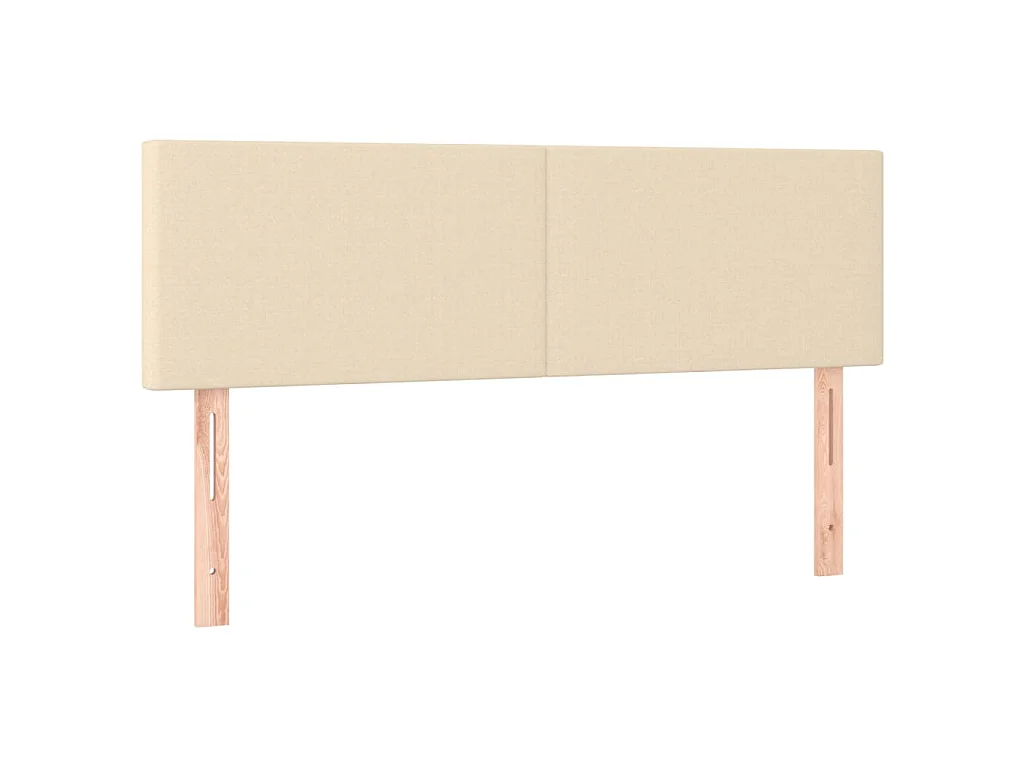 Cabeceiras creme 144x5x78/88 cm tecido