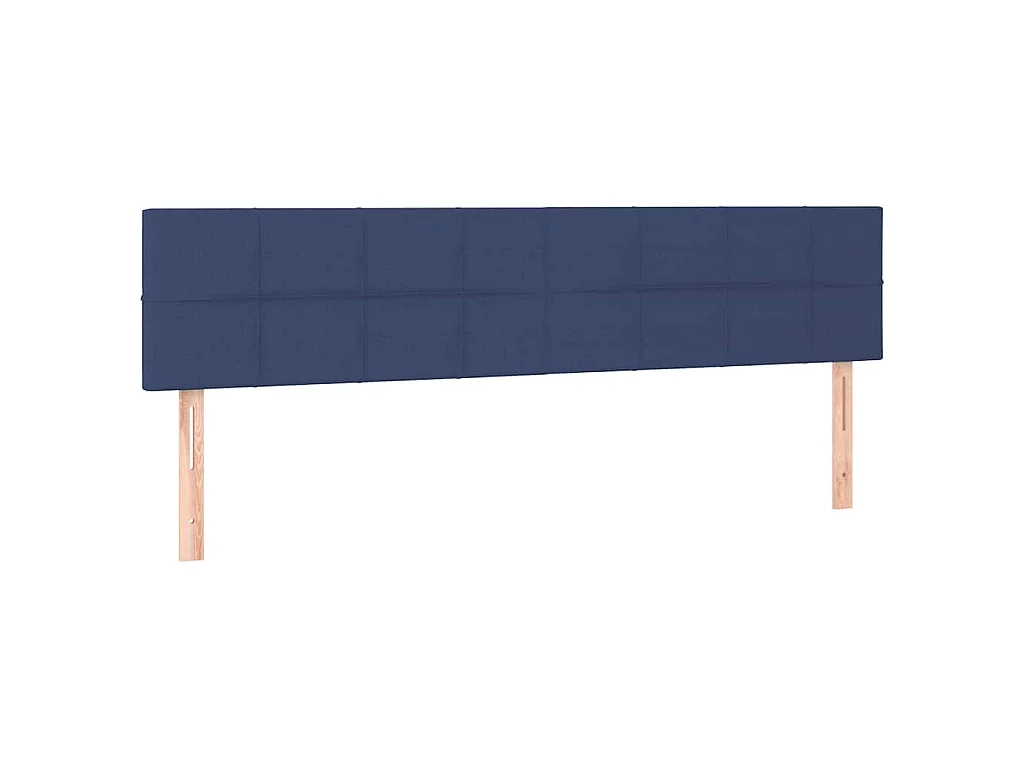 Têtes de lit Bleu 180x5x78/88 cm Tissu