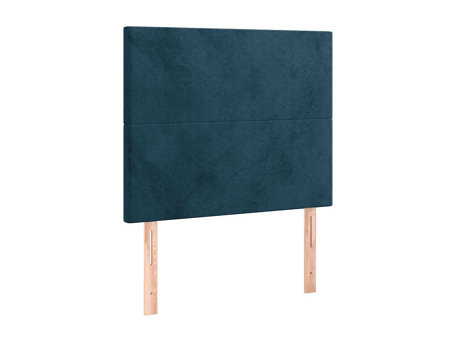 Tête de lit Bleu foncé 90x5x118/128 cm Velours