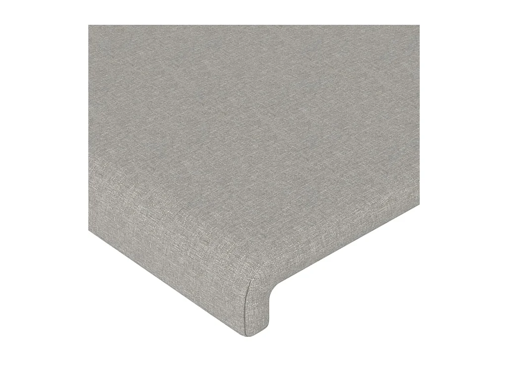 Testiere 4 pz Grigio Chiaro 72x5x78/88 cm in Tessuto