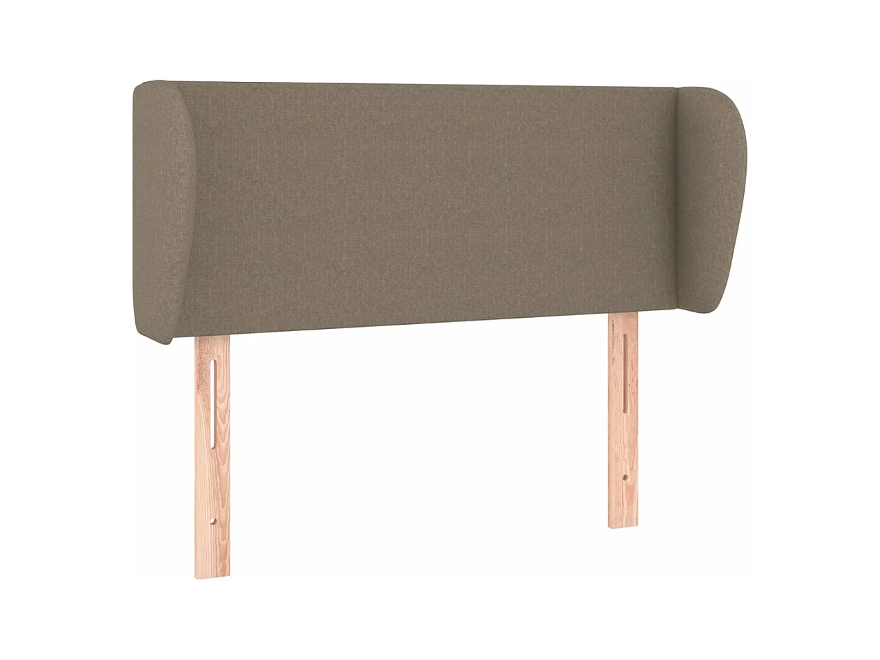 Tête de lit avec oreilles Taupe 93x23x78/88 cm Tissu