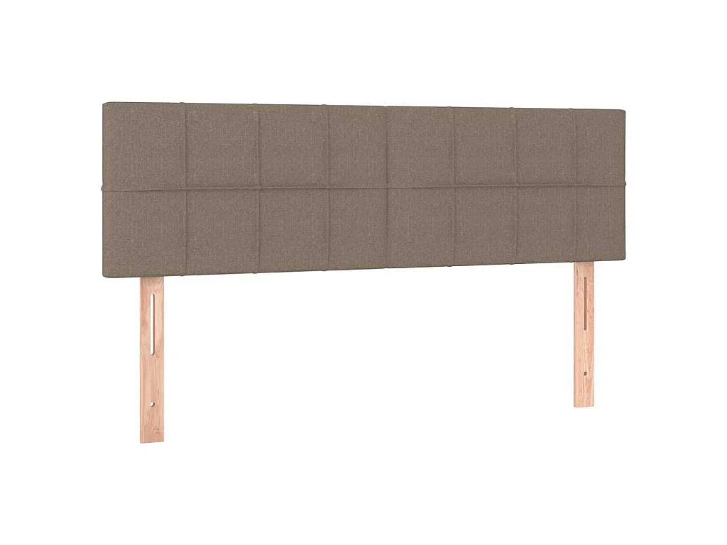 Testiera Tortora 144x5x78/88 cm in Tessuto