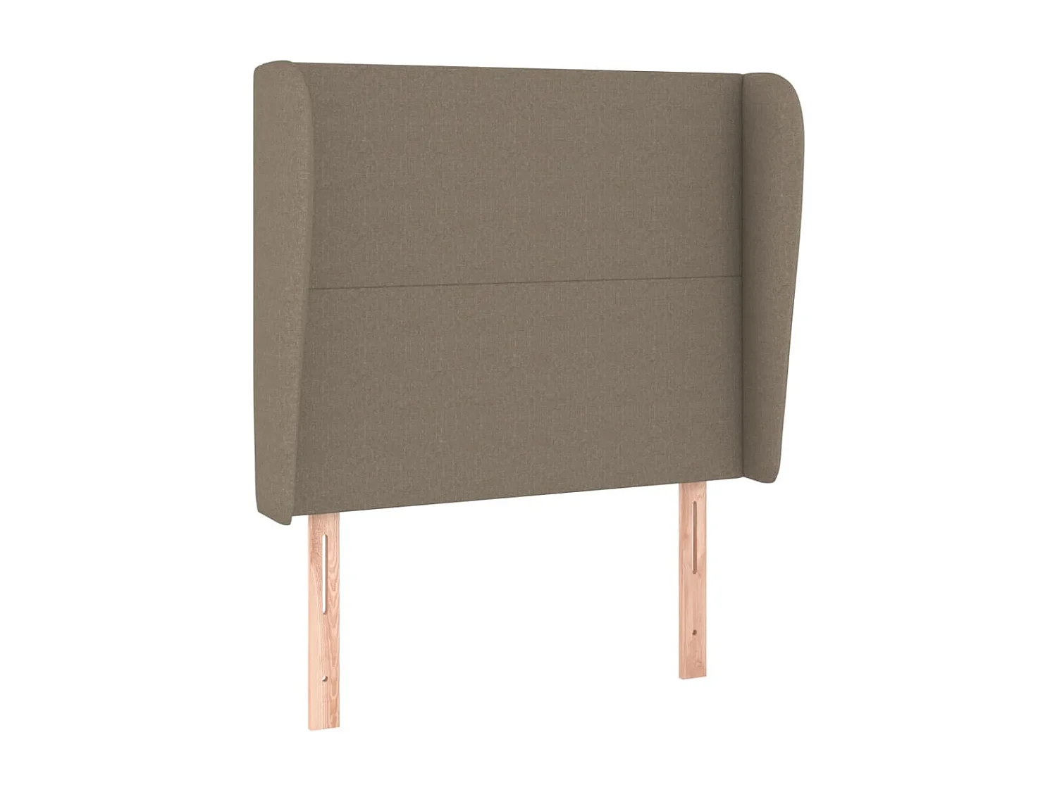 Tête de lit avec oreilles Taupe 93x23x118/128 cm Tissu