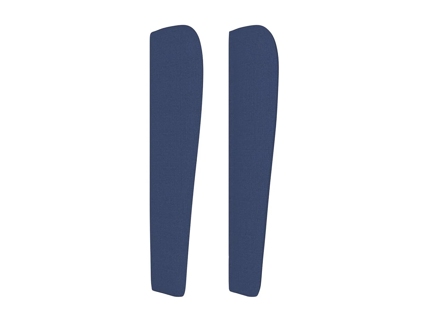 Kopfteil mit Ohren Blau 103x23x118/128 cm Stoff