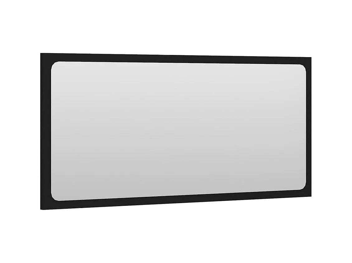 Badkamermeubelset bewerkt hout zwart