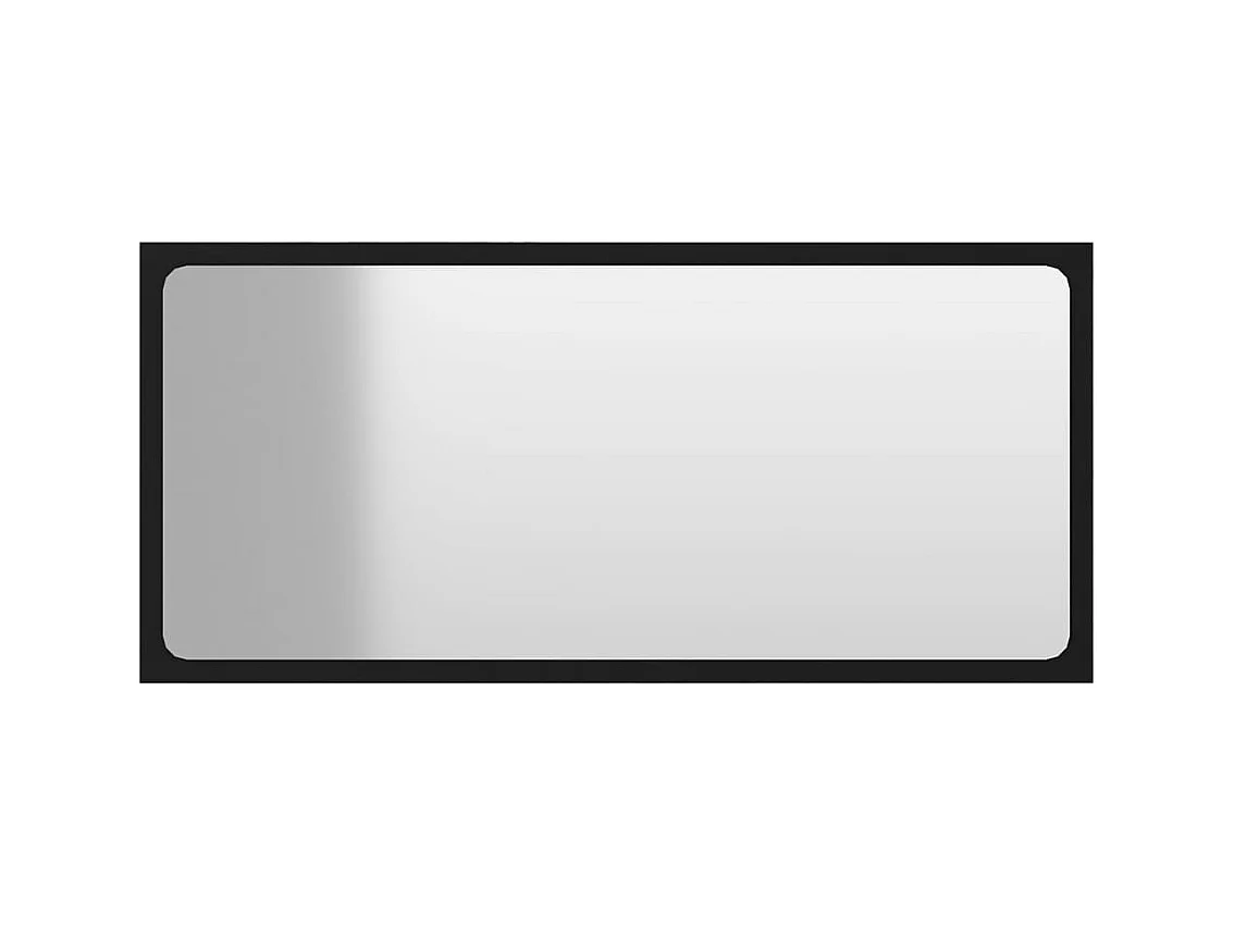 Badkamermeubelset bewerkt hout zwart