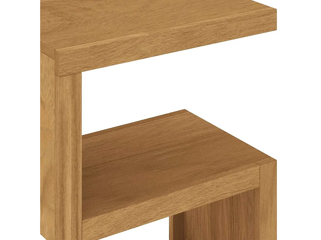 Mesa de apoio 45x30x60 cm madeira de teca maciça