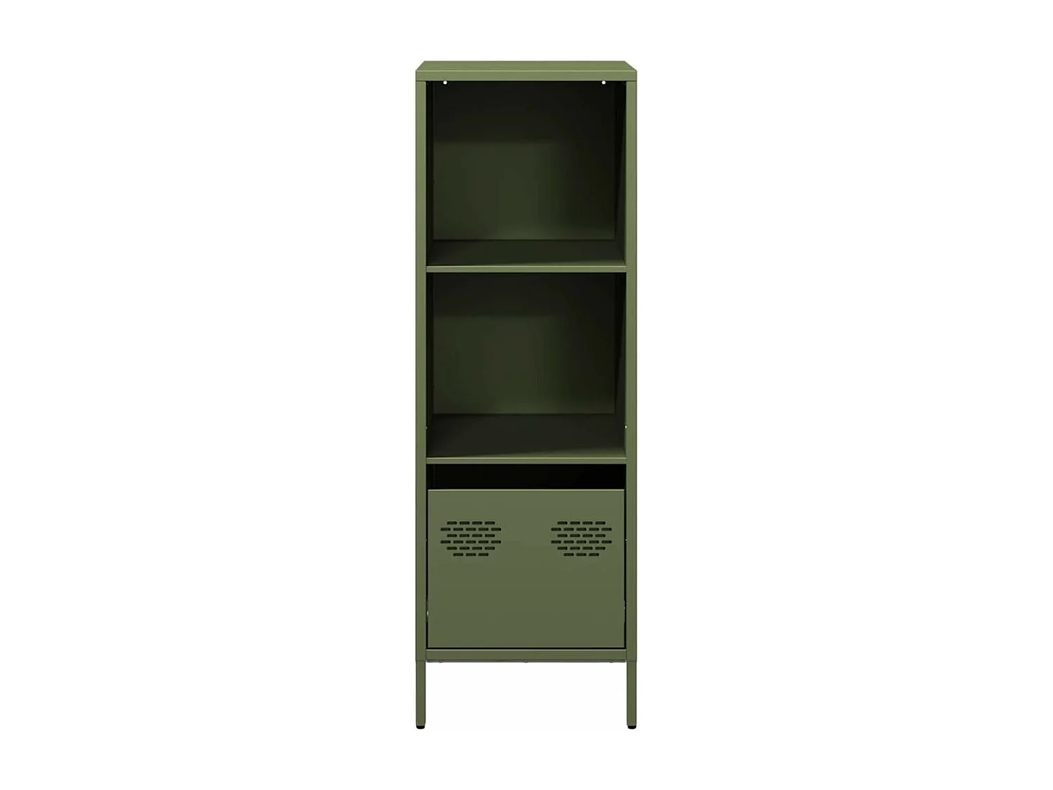 Buffet vert olive 35x39x103,5 cm acier