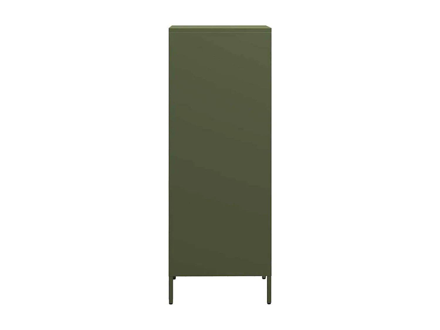 Buffet vert olive 35x39x103,5 cm acier