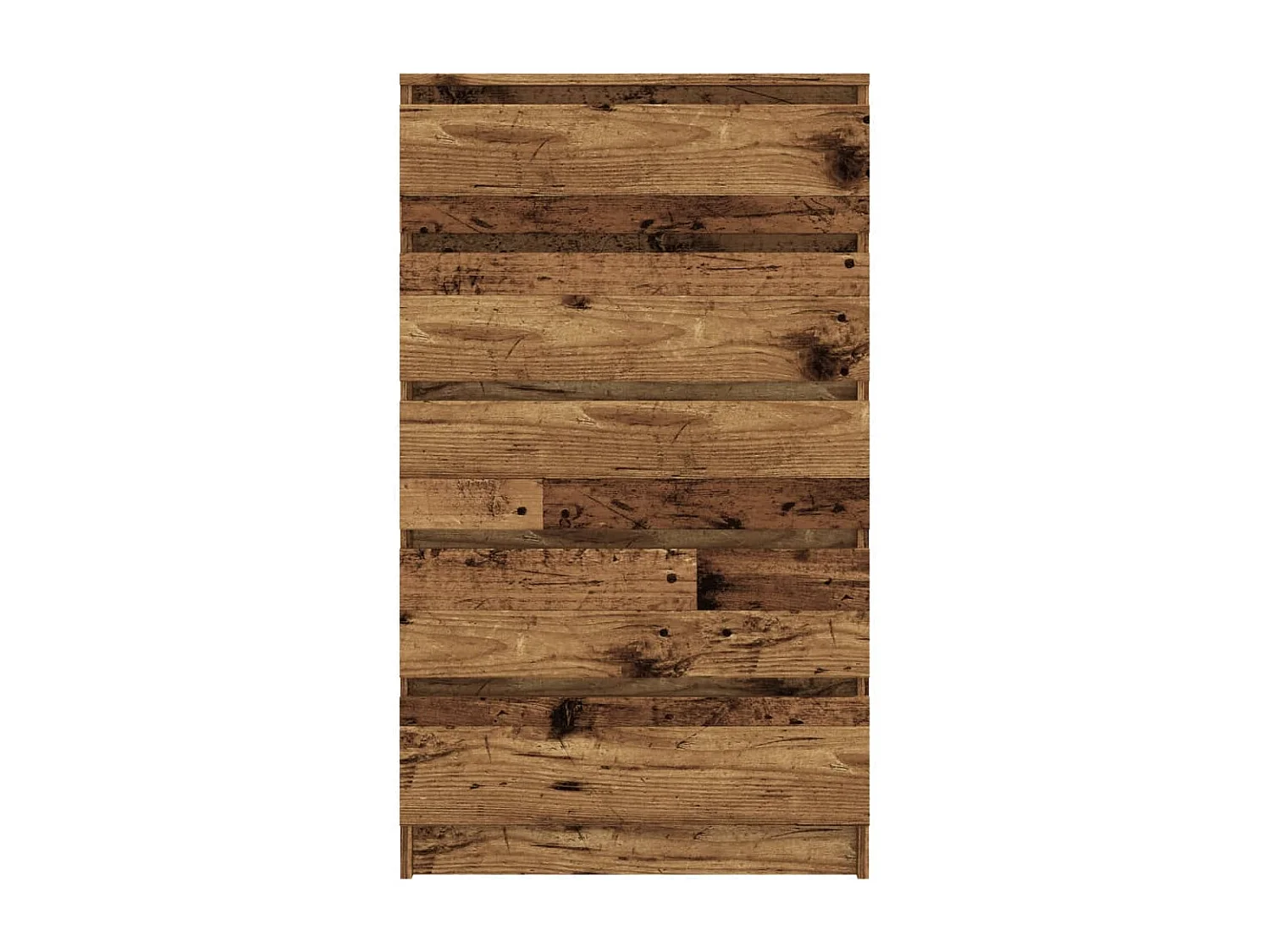 Commode vieux bois 60x36x103 cm bois d'ingénierie