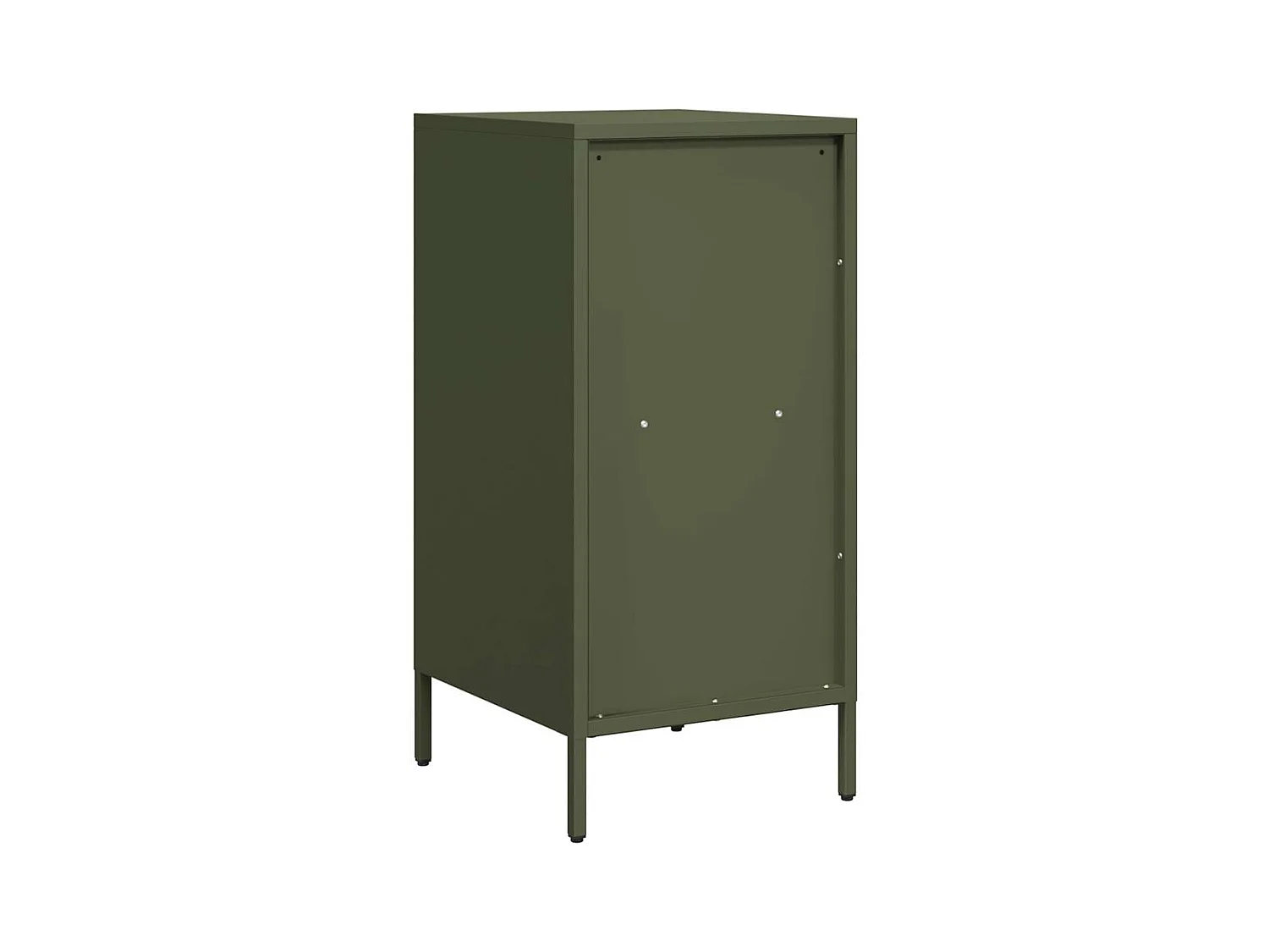 Buffet vert olive 35x39x73,5 cm acier laminé à froid