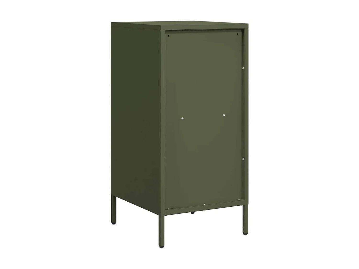 Buffet vert olive 35x39x73,5 cm acier laminé à froid