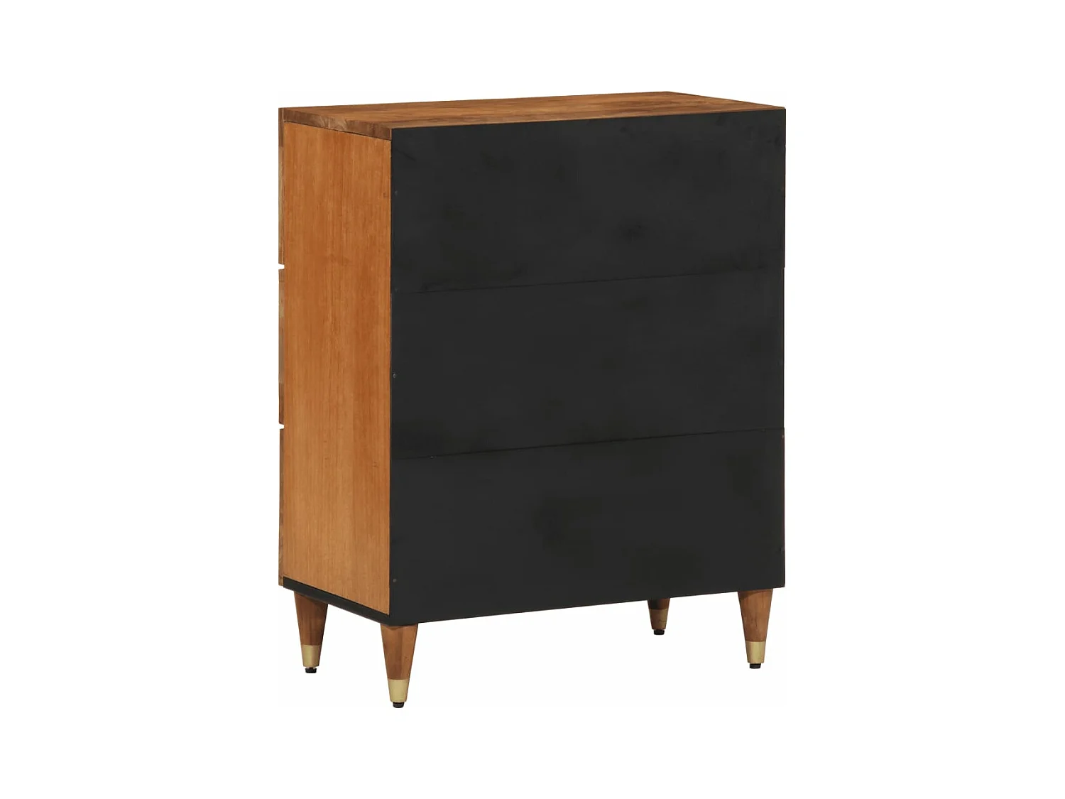 Móvel de apoio 60x33x75 cm madeira de mangueira maciça