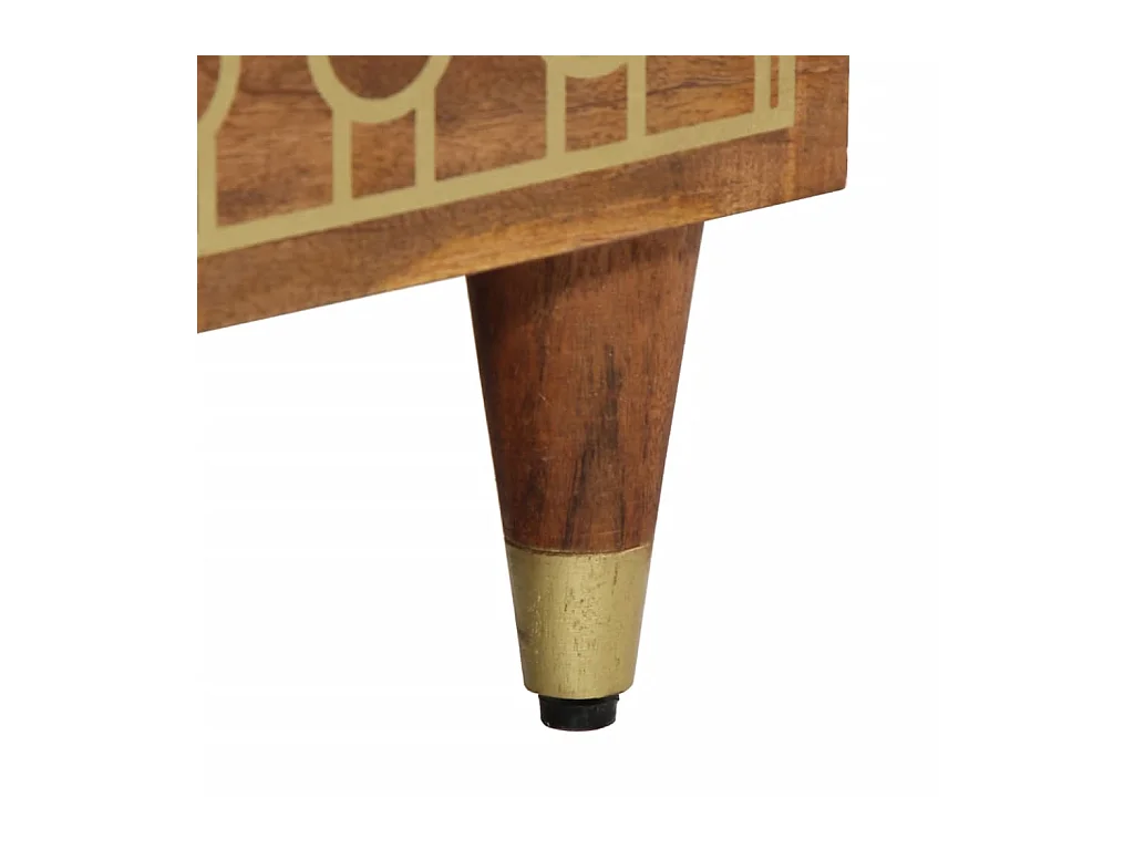 Móvel de apoio 60x33x75 cm madeira de mangueira maciça