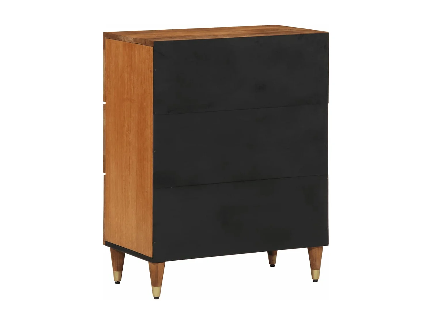 Credenza 60x33x75 cm in Legno Massello di Mango