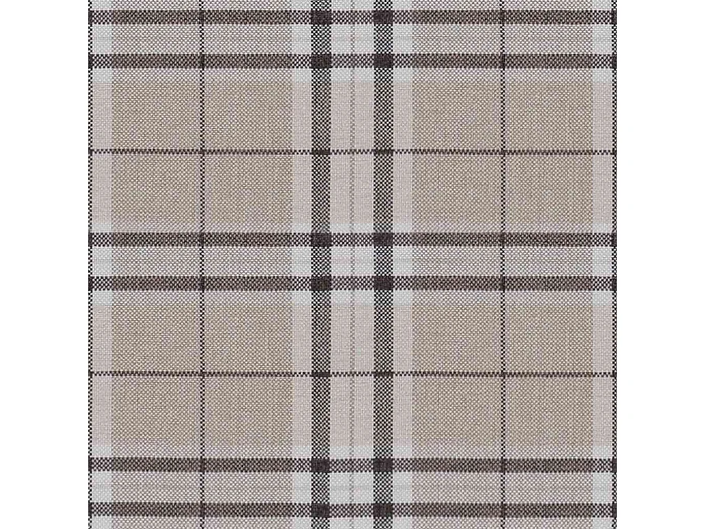 Fauteuil met kussen stof crème