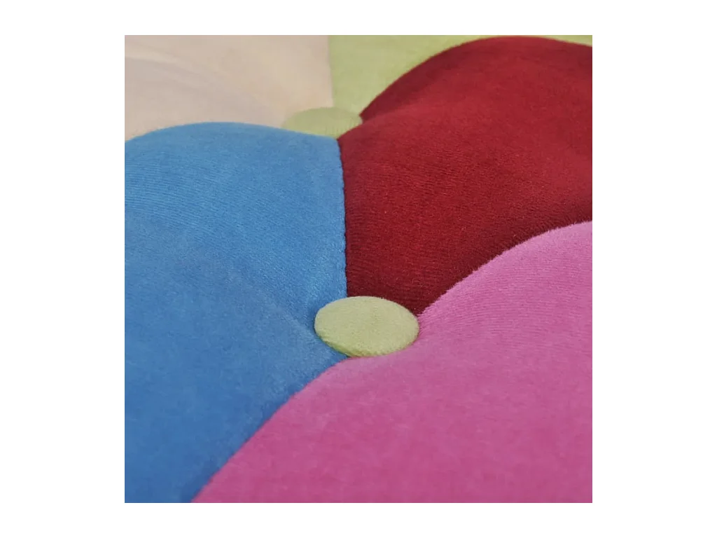 Poltrone Francesi 2 pz Design Patchwork in Tessuto