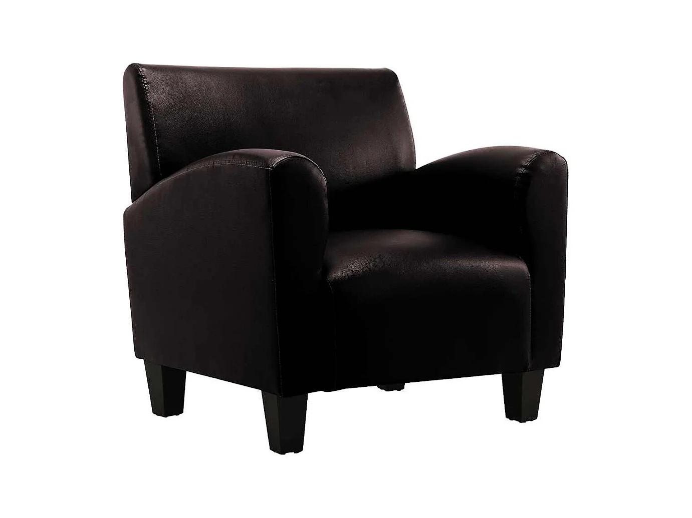 Chaise de canapé Marron foncé Similicuir