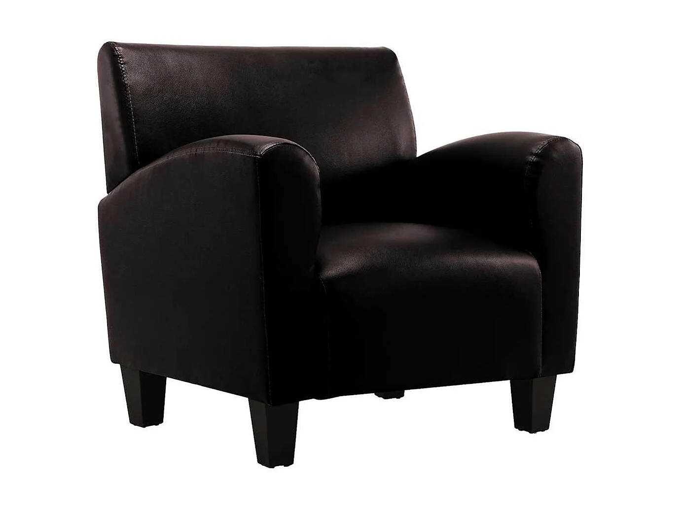 Chaise de canapé Marron foncé Similicuir