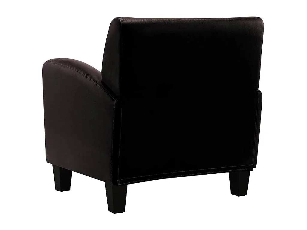 Sessel Dunkelbraun Kunstleder