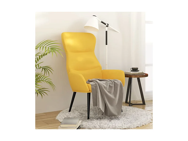 Relaxsessel Senfgelb Stoff